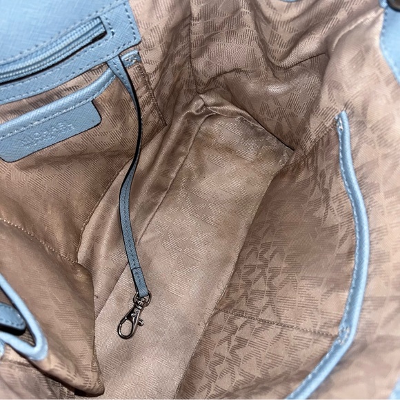 Michael Kors Sutton Powder Blue Satchel - Picture 15 of 16